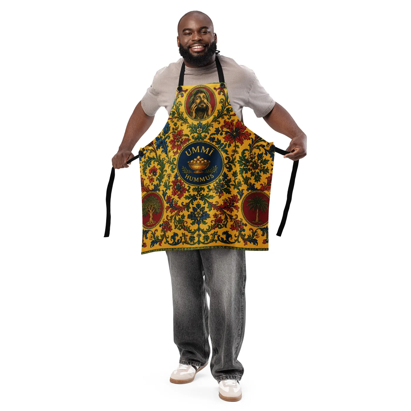Garden of Goodness Apron mockup 3
