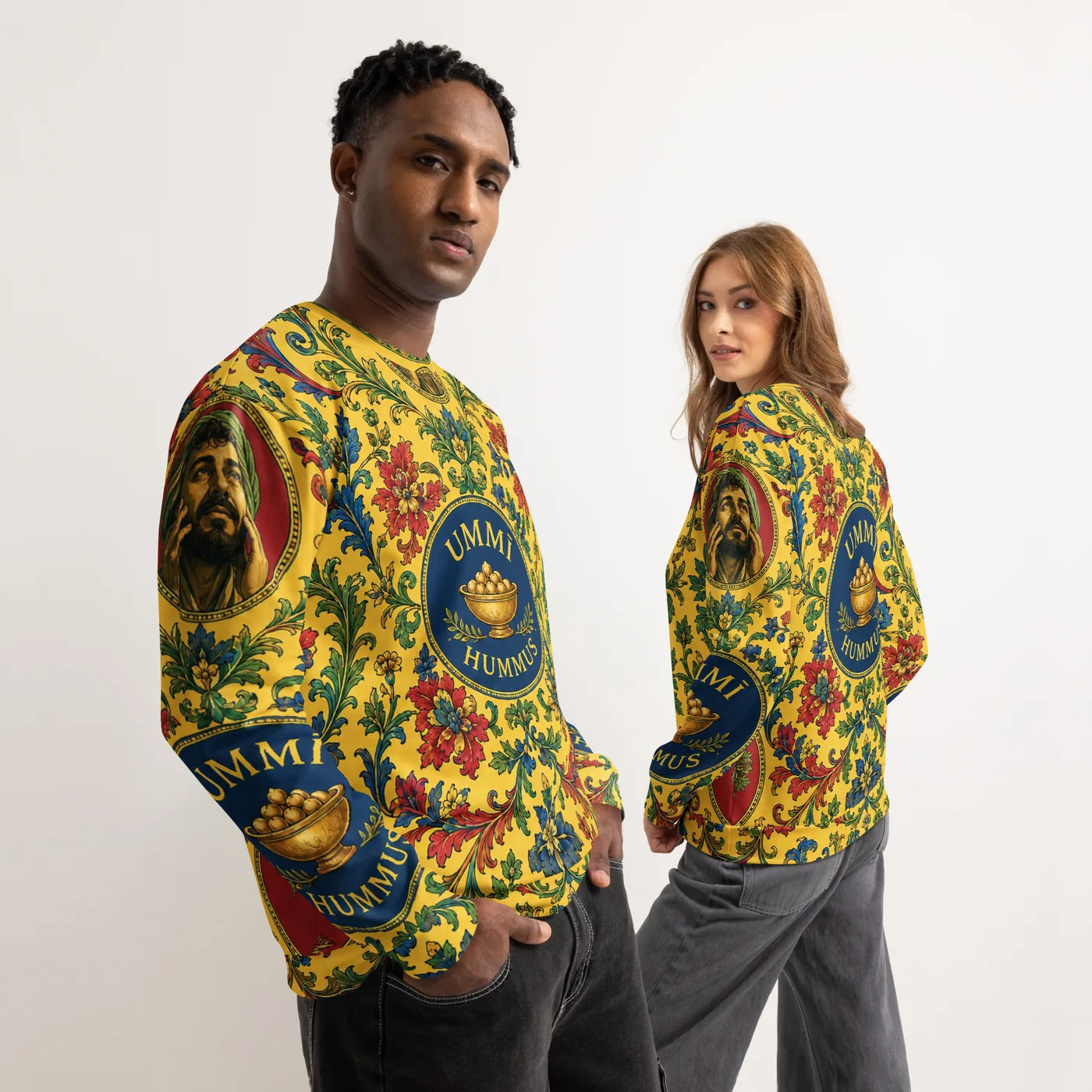 Gilded Garden Crewneck mockup 7