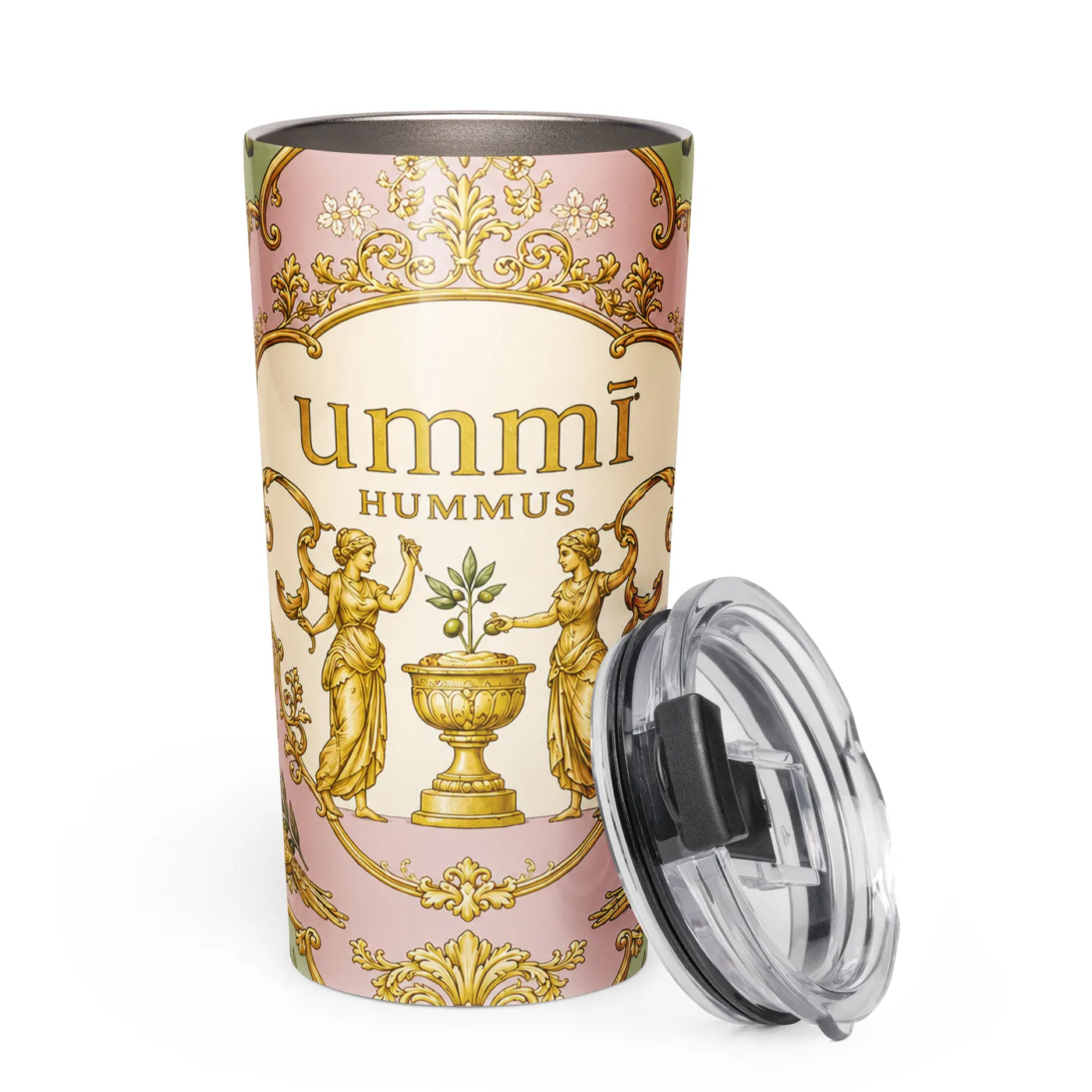 Gilded Garden Insulated Mug mockup 4
