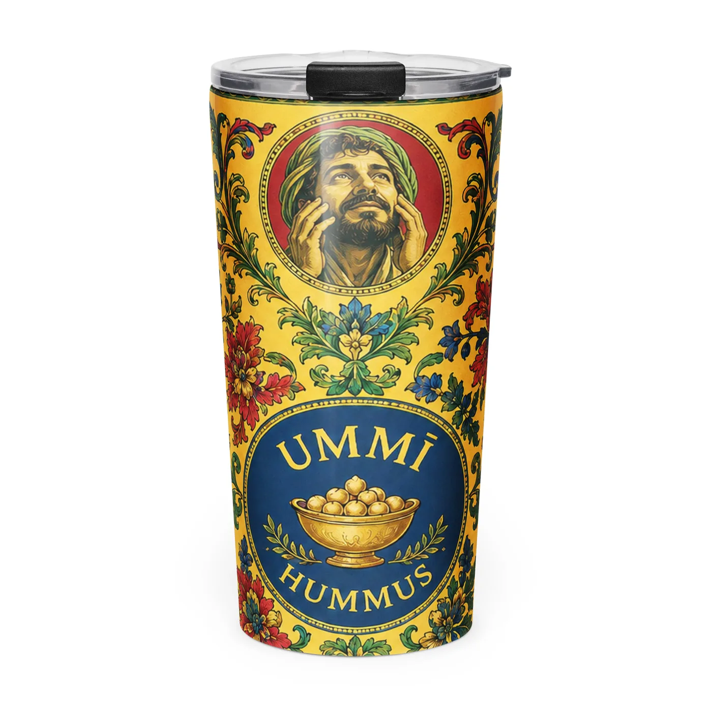 Golden Souk Insulated Mug mockup 1