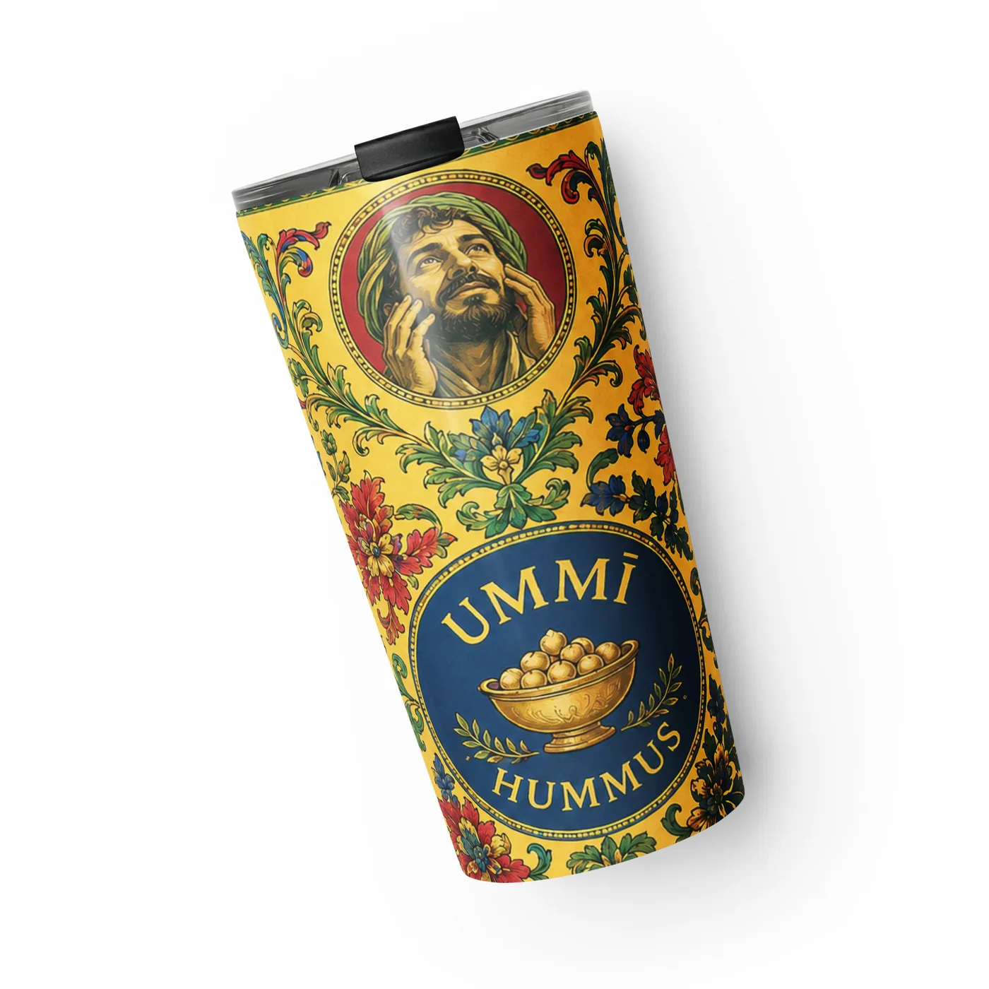 Golden Souk Insulated Mug mockup 5