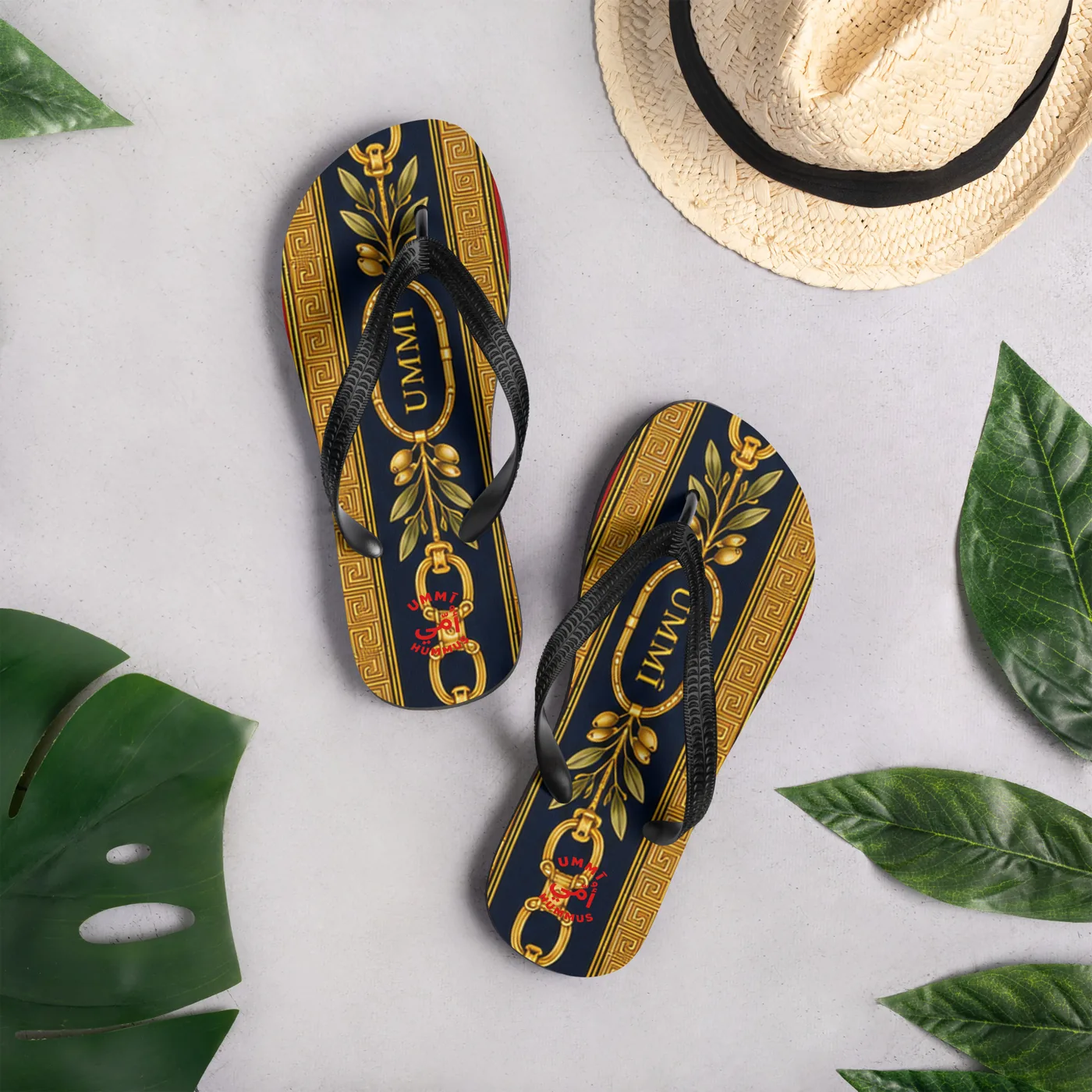 Guided Chain Flip Flops mockup 5