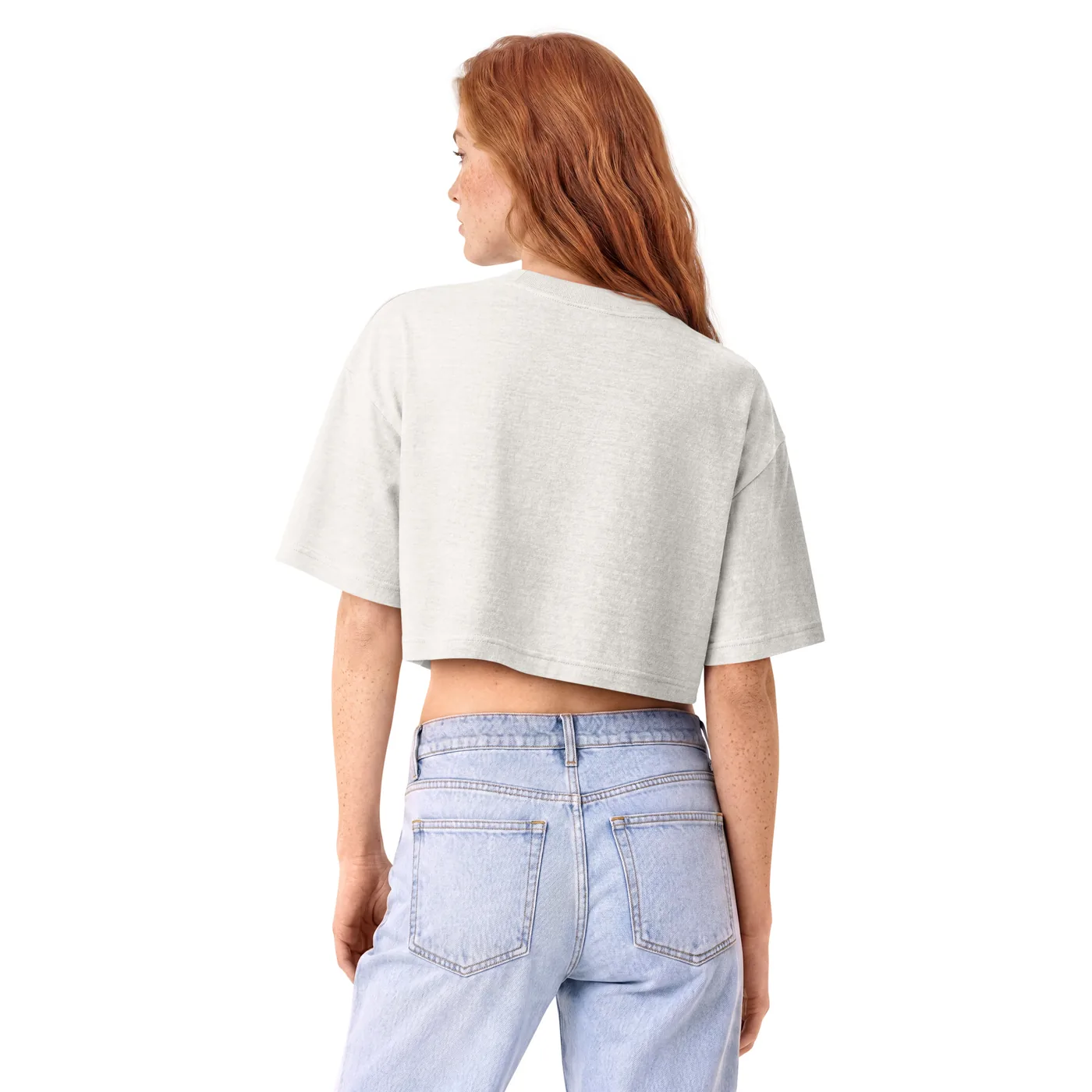 The Hummus Wave Cropped Top mockup 4