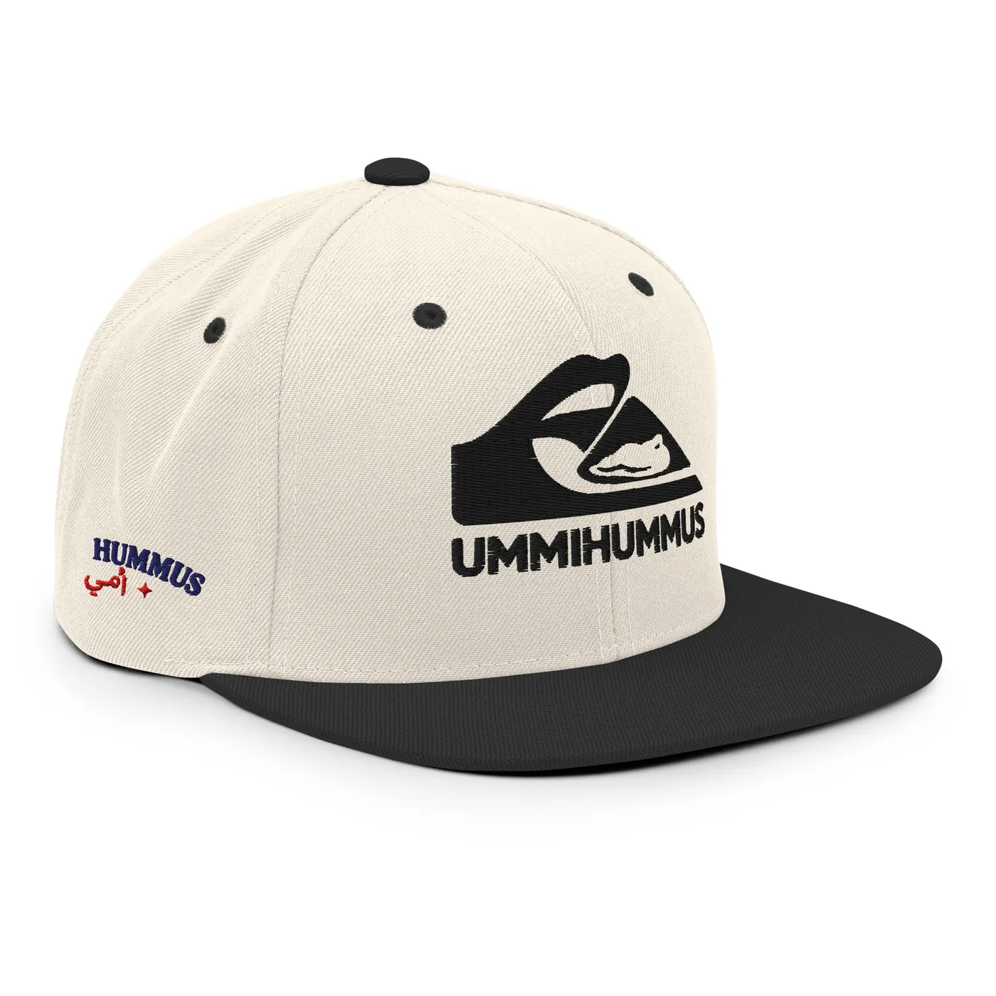 The Hummus Wave Snapback mockup 3
