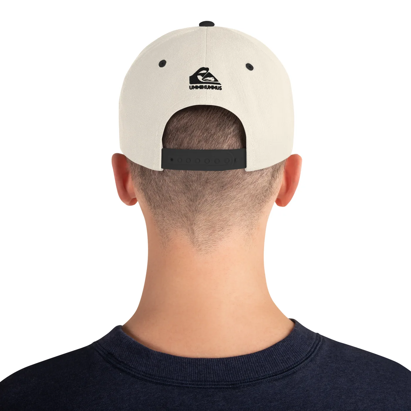 The Hummus Wave Snapback mockup 4