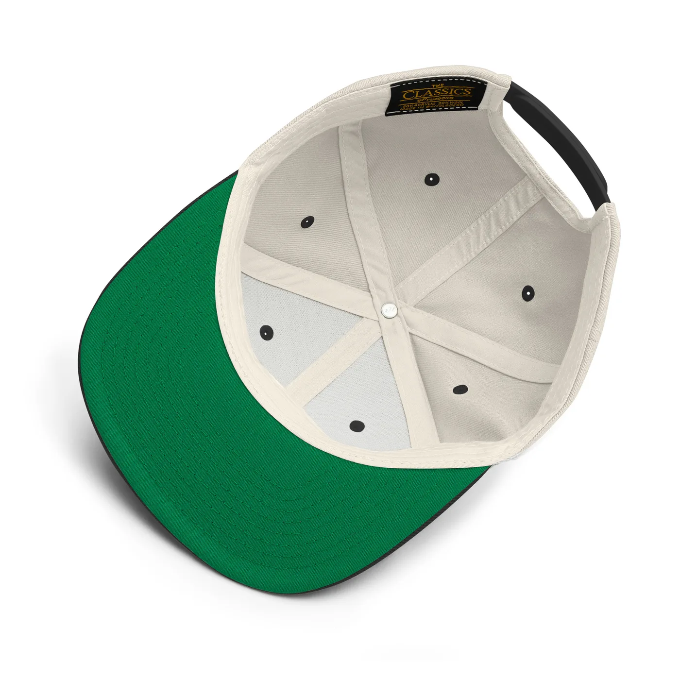 The Hummus Wave Snapback mockup 5