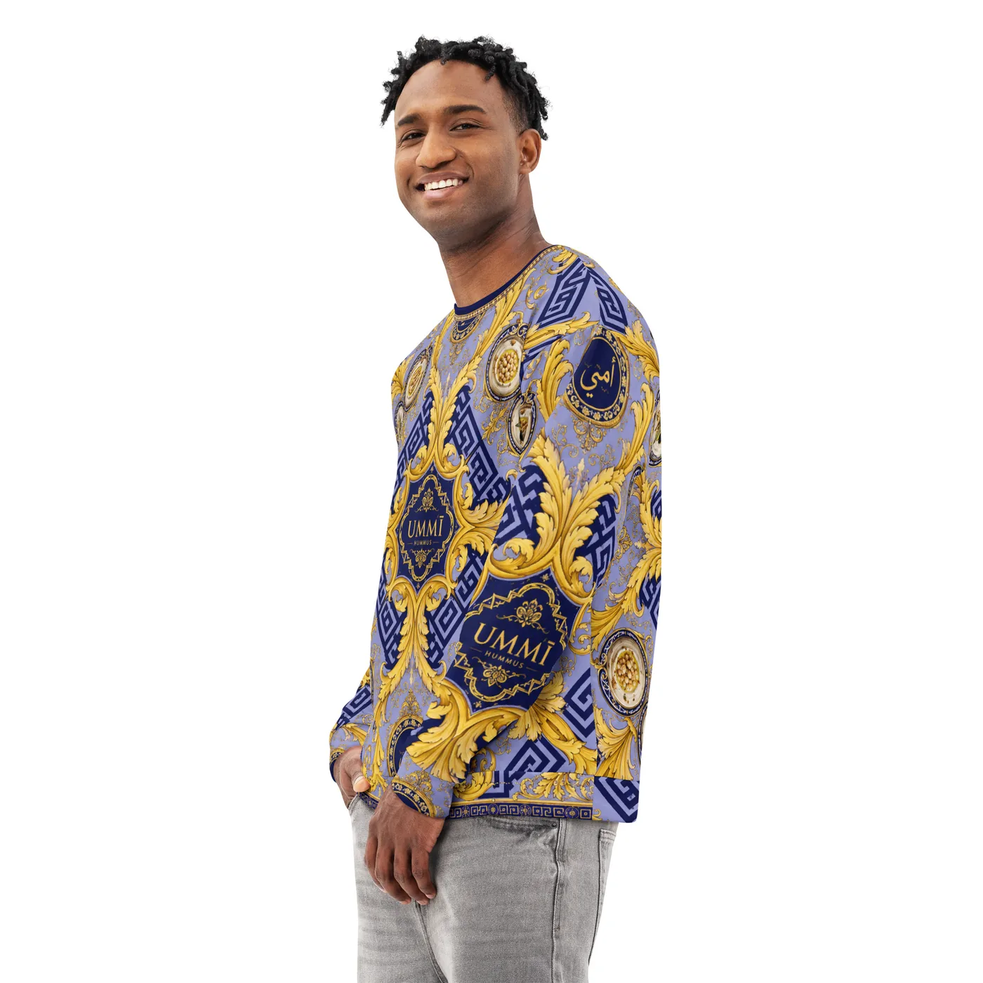 Imperial Baroque Crewneck mockup 3