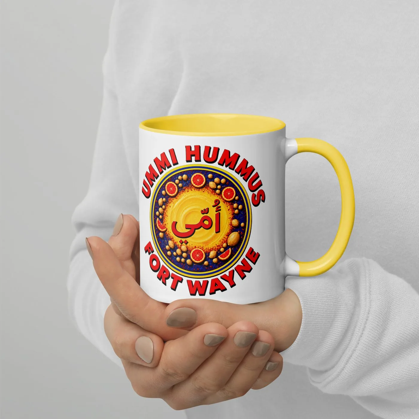 My Morning Souk Hummus Mug mockup 6