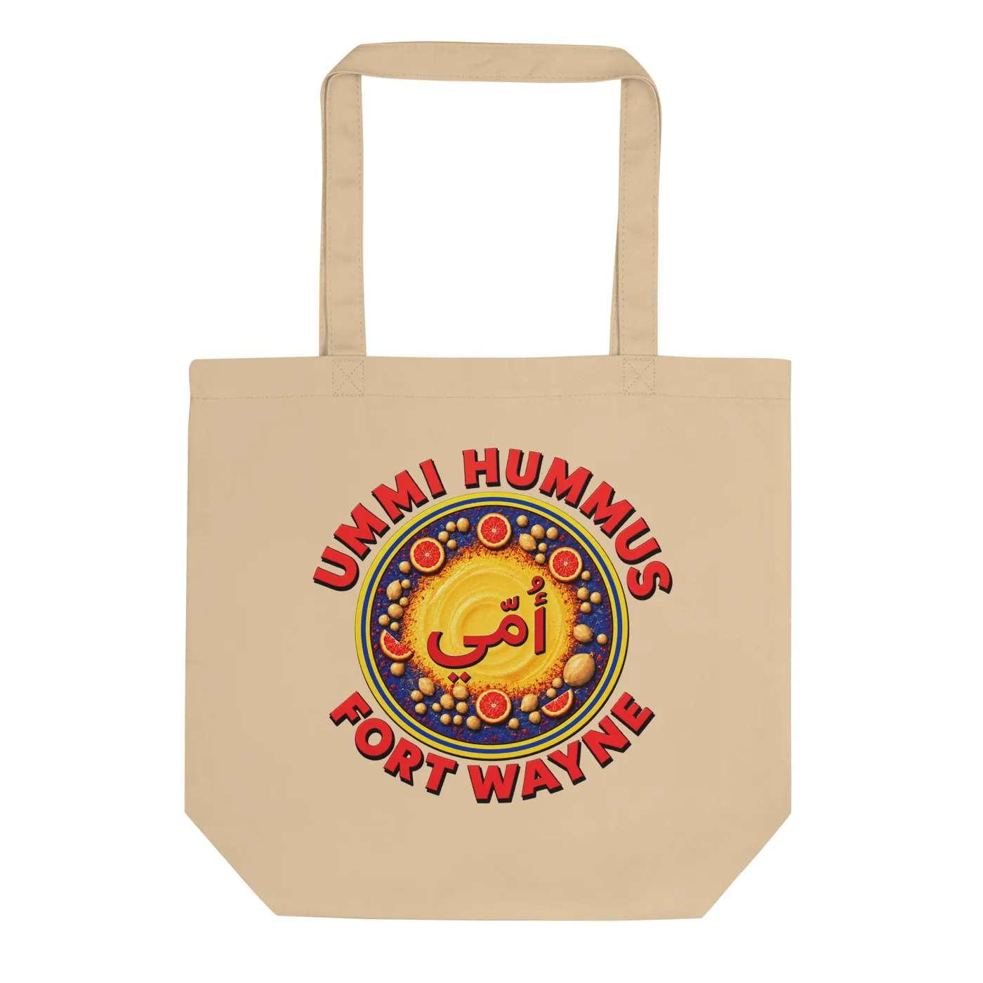 UMMĪ Hummus Organic Eco Tote mockup 1