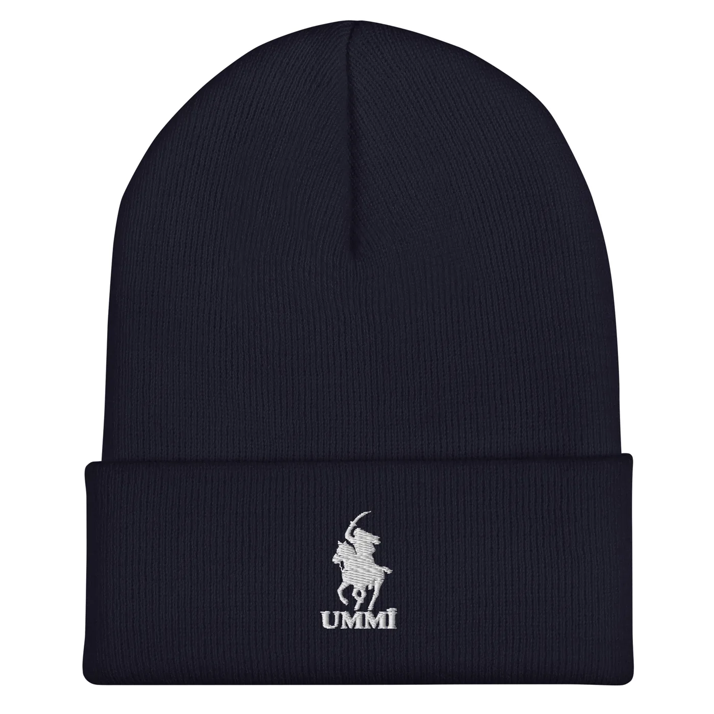 The Scimitar Club Cuffed Beanie mockup 1