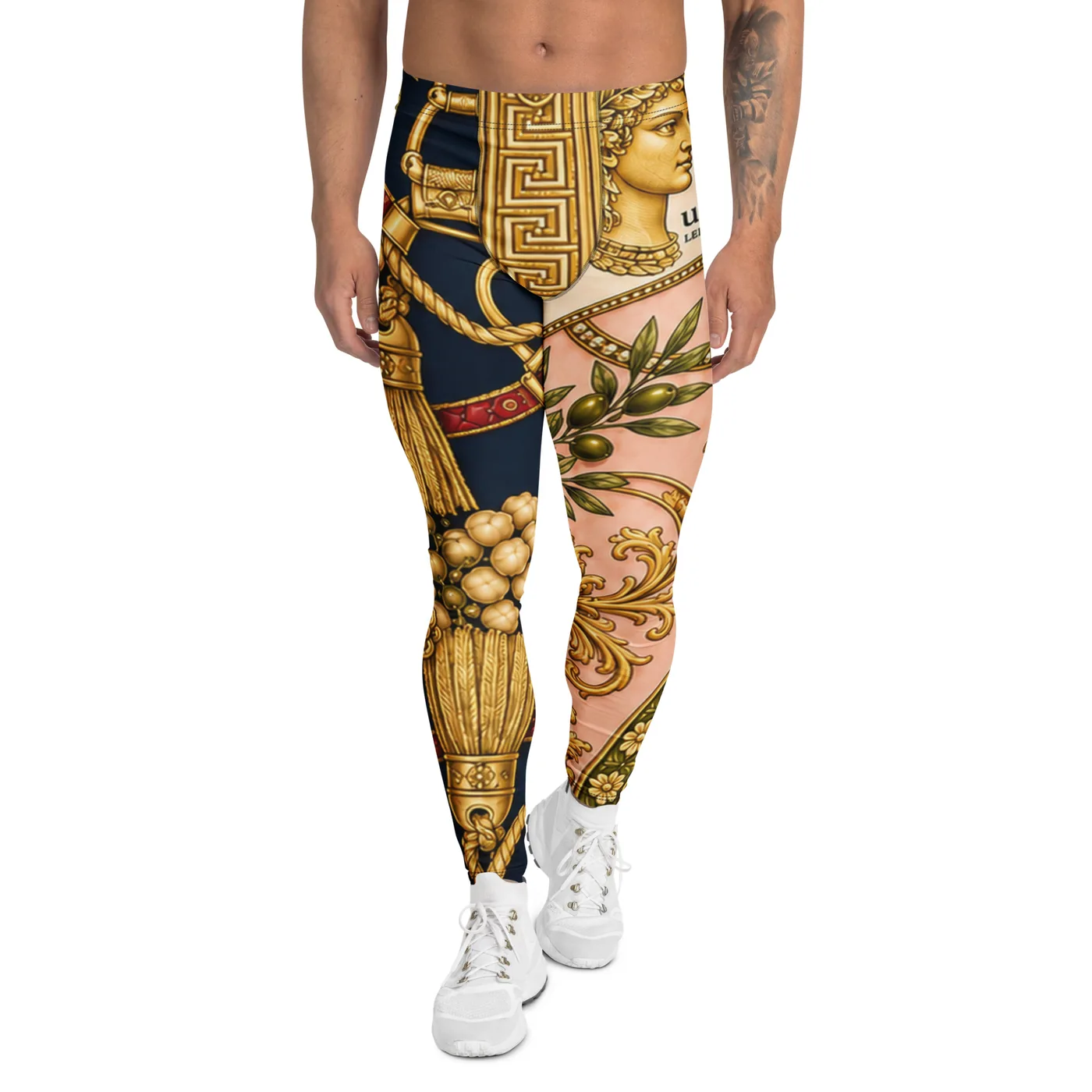 Split Souk Men’s Leggings mockup 2