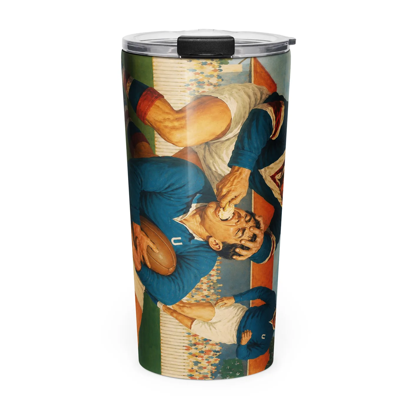 Supreme Velvet Rugby Insulated Mug mockup 1