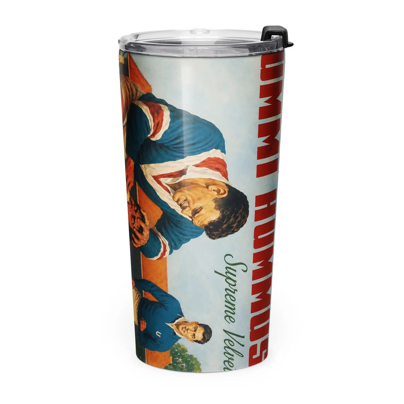 Supreme Velvet Rugby Insulated Mug mockup 3