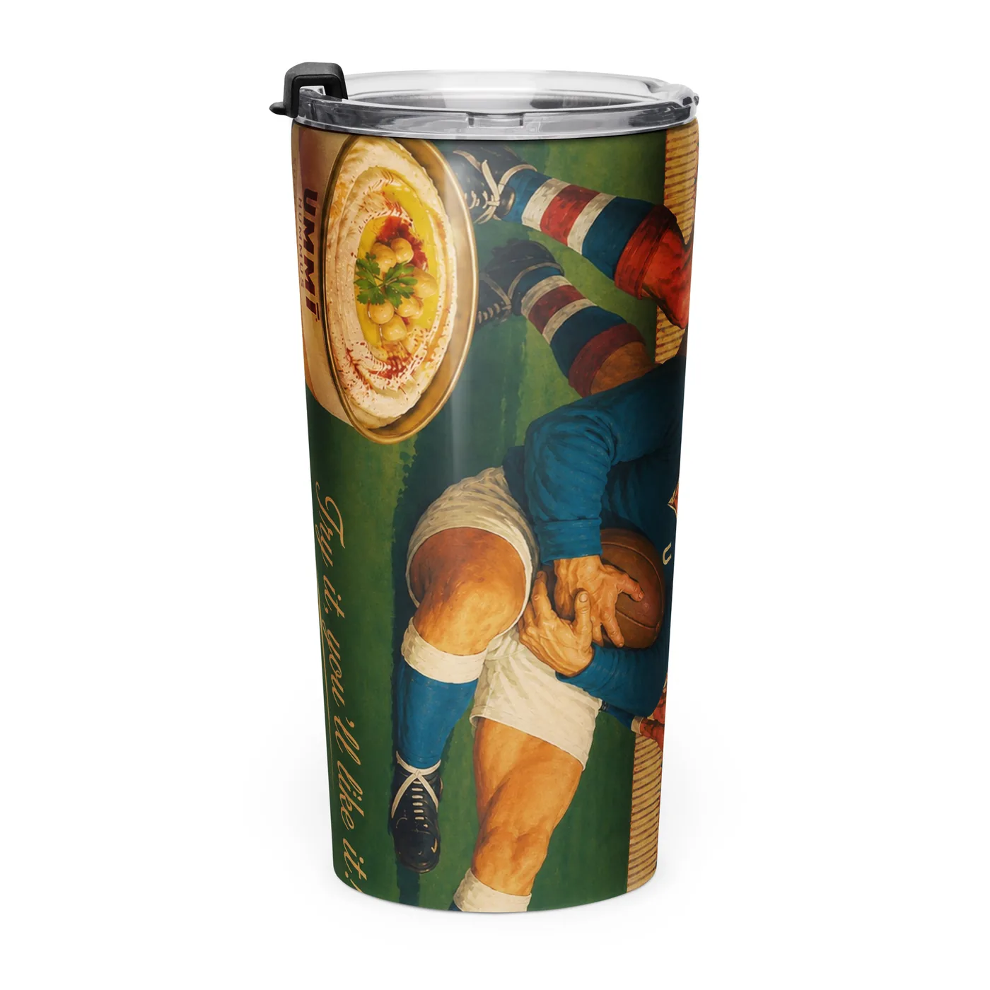 Supreme Velvet Rugby Insulated Mug mockup 4