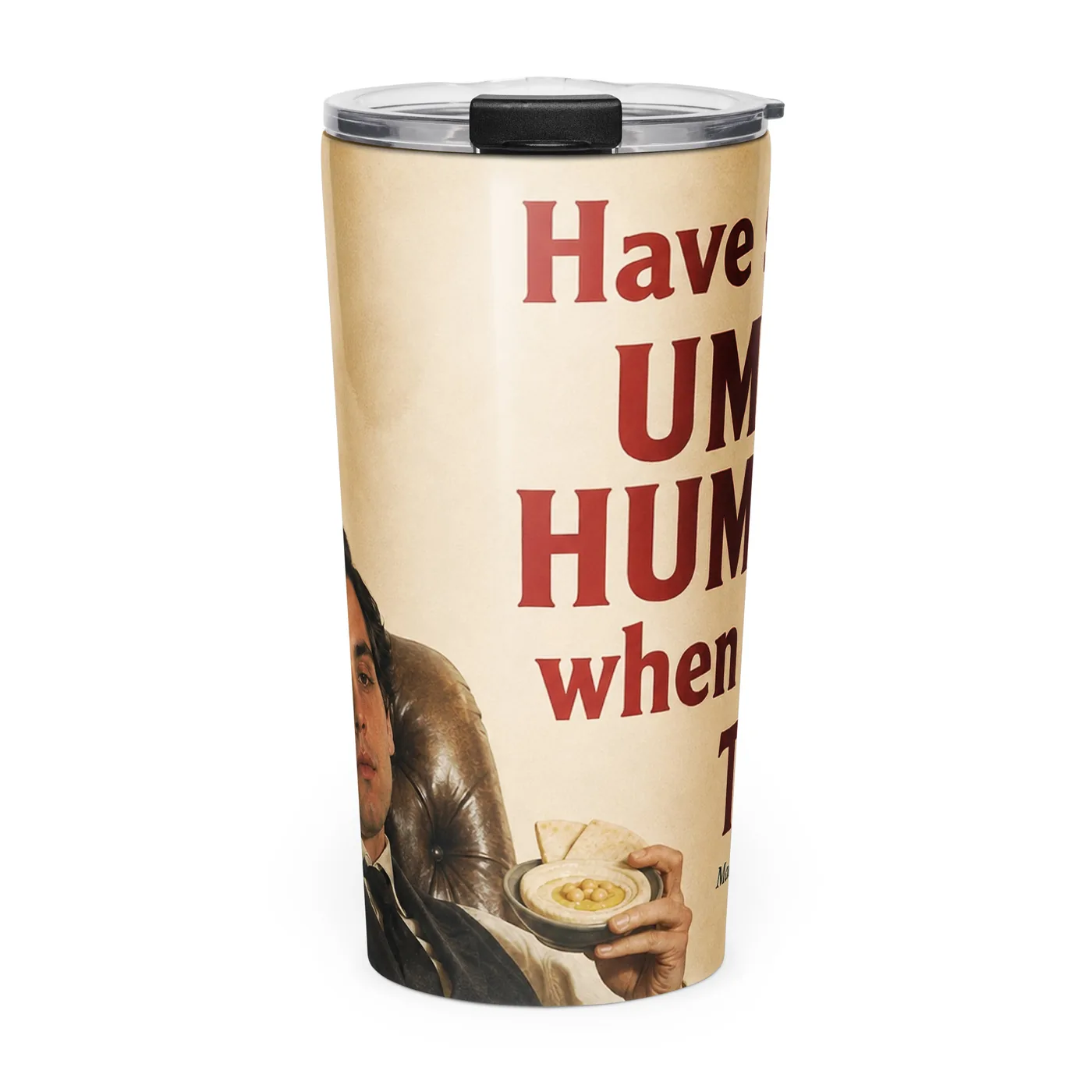 Tired Man Insulated Mug mockup 1