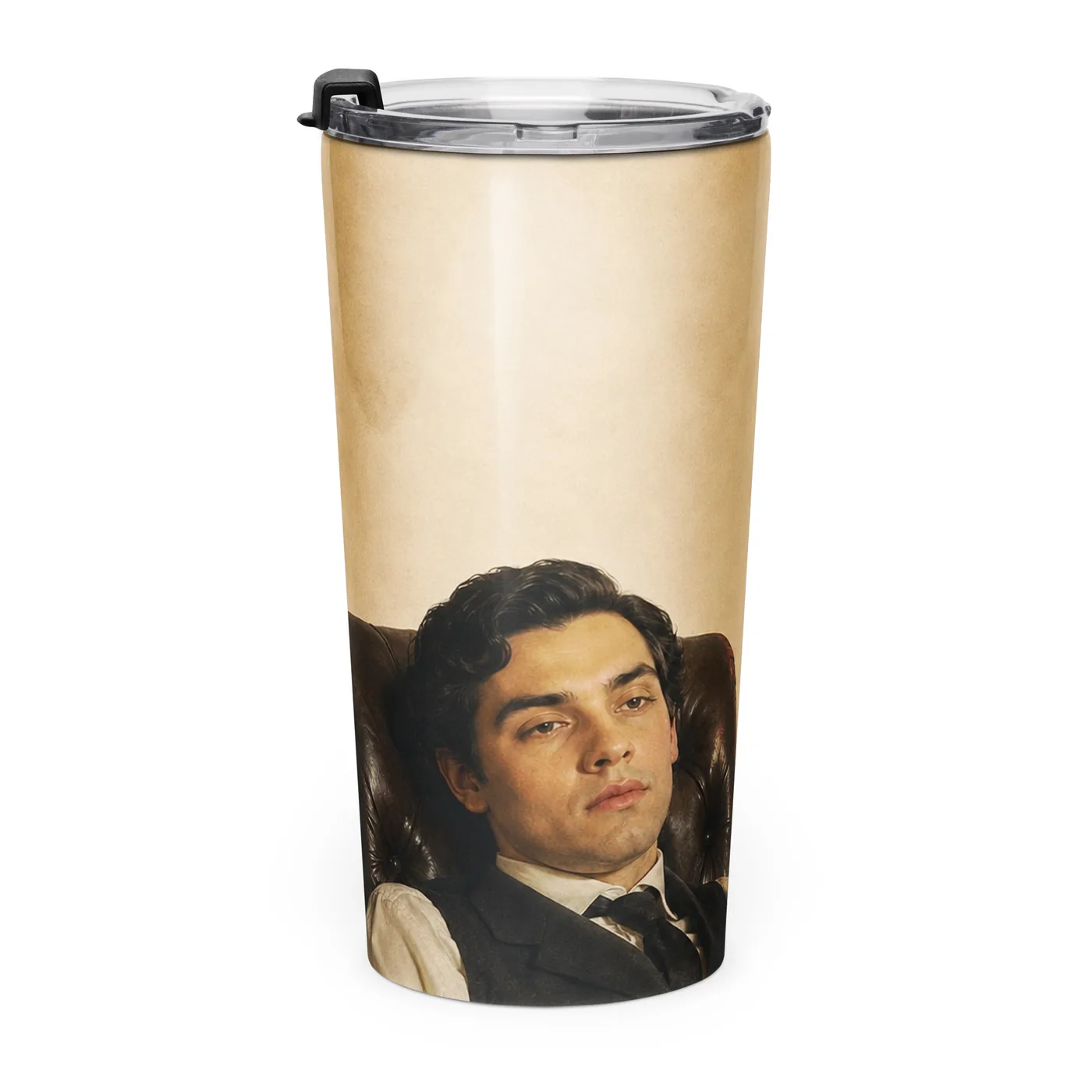 Tired Man Insulated Mug mockup 3