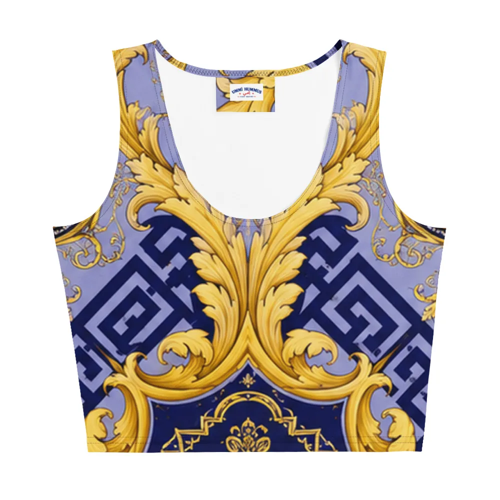 UMMĪ Baroque Crop Top mockup 1