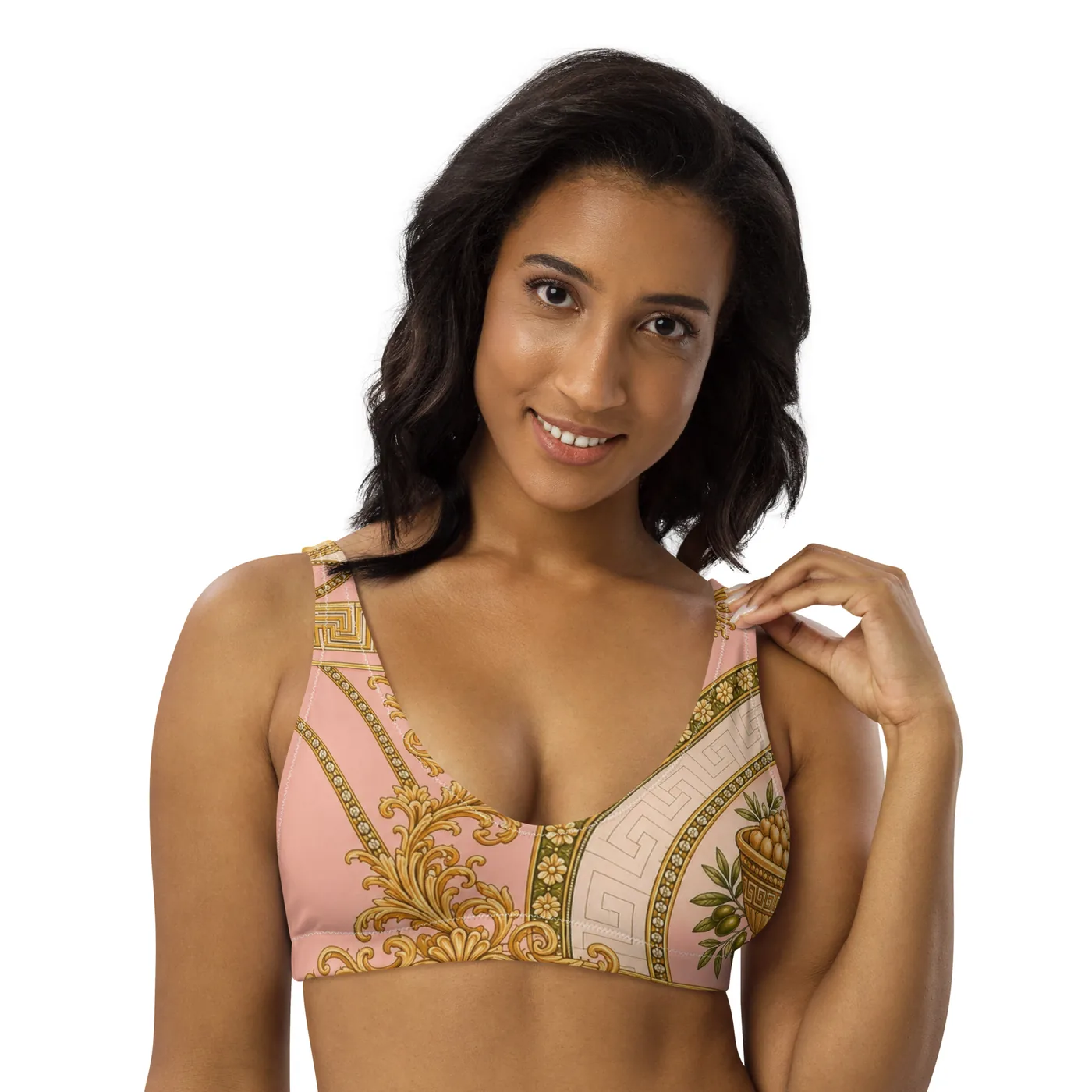 UMMĪ Blush Souk Bikini Top mockup 2