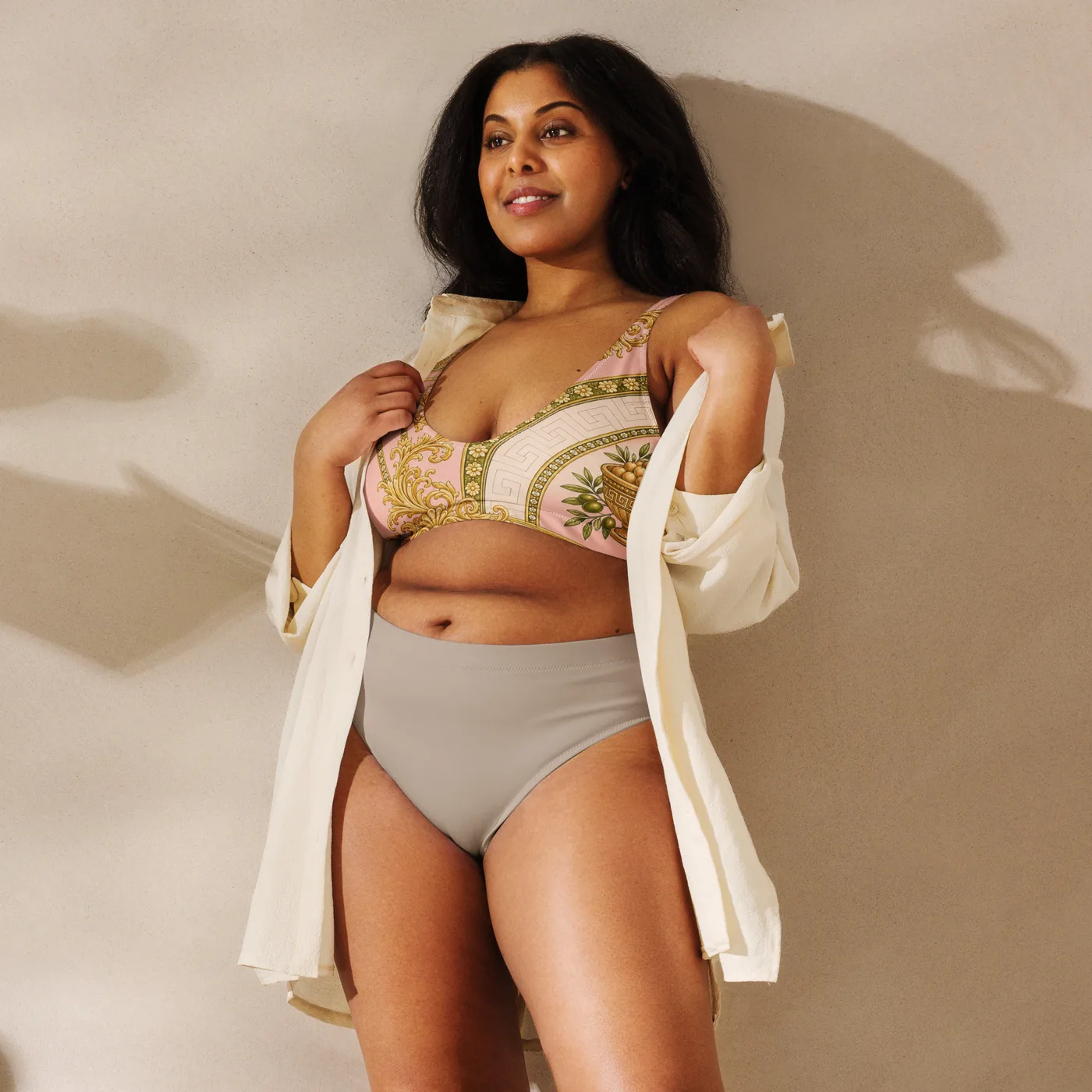 UMMĪ Blush Souk Bikini Top mockup 4