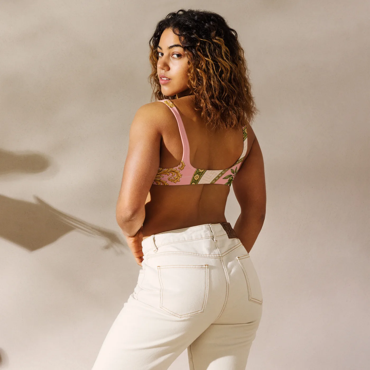 UMMĪ Blush Souk Bikini Top mockup 6