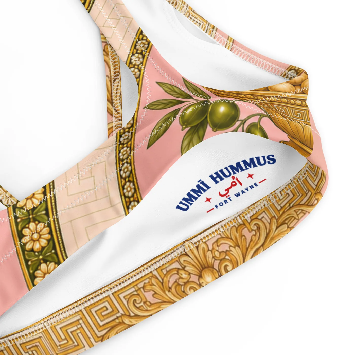 UMMĪ Blush Souk Bikini Top mockup 7