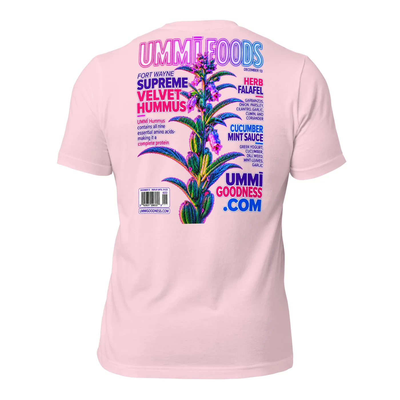 UMMĪ Foods Backprint Tee mockup 6