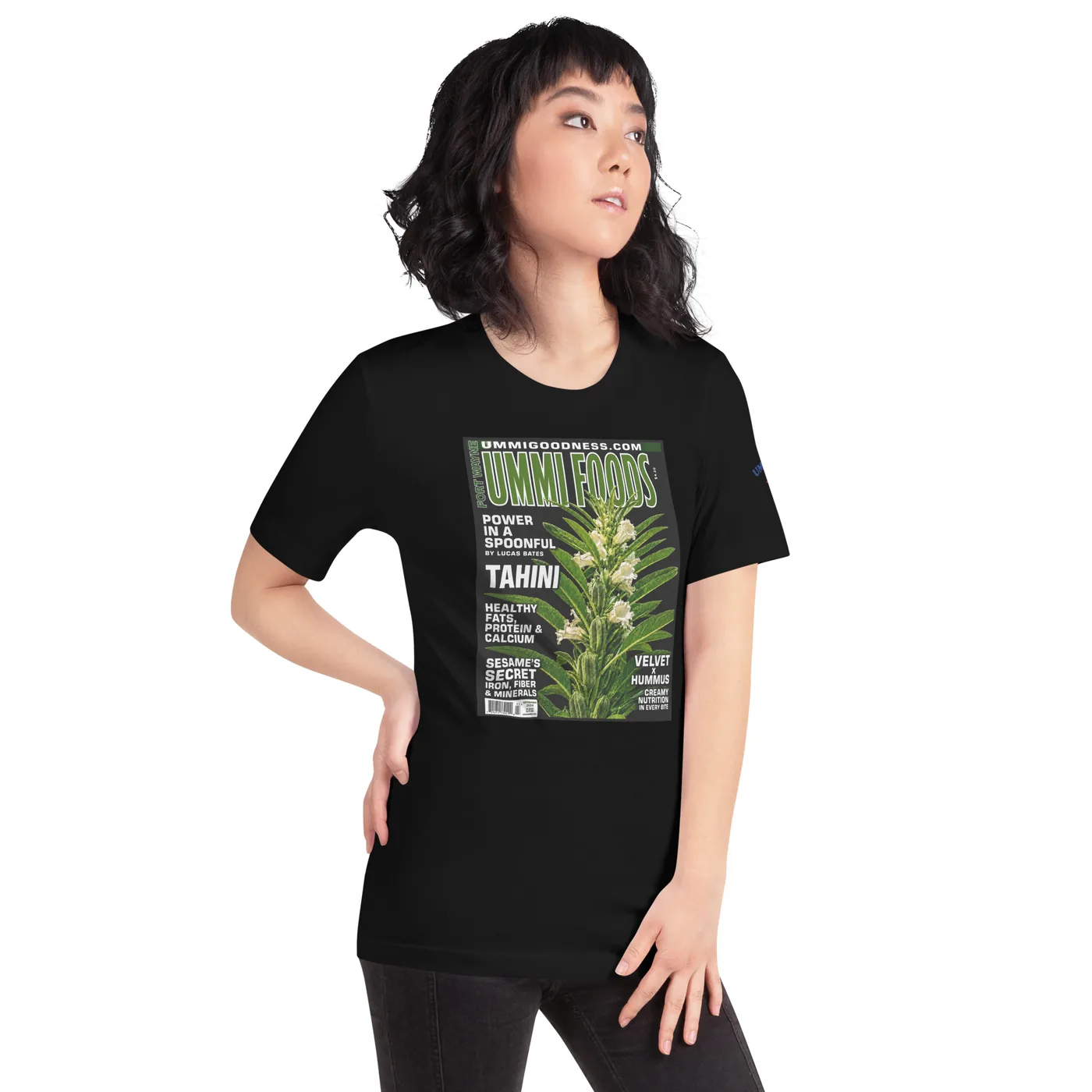 UMMĪ Foods Front Graphic Tee mockup 3