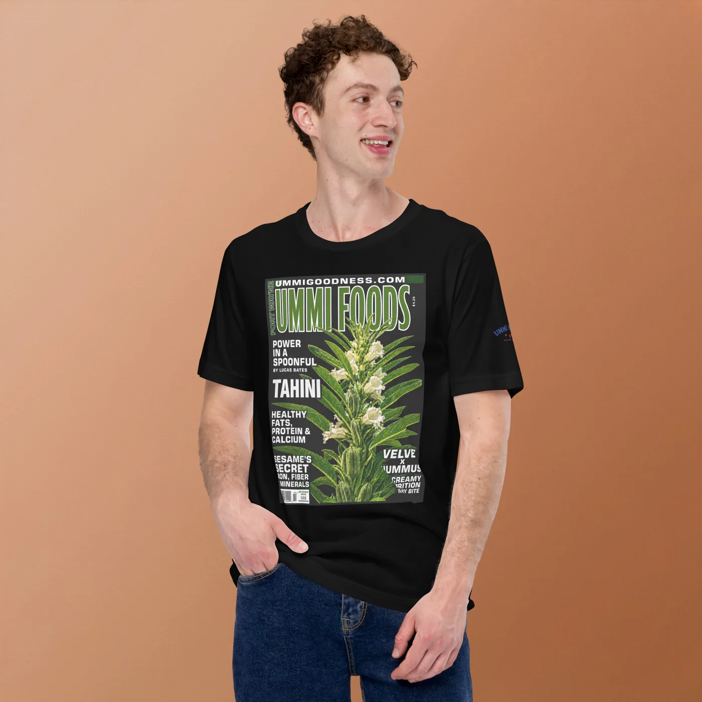 UMMĪ Foods Front Graphic Tee mockup 4