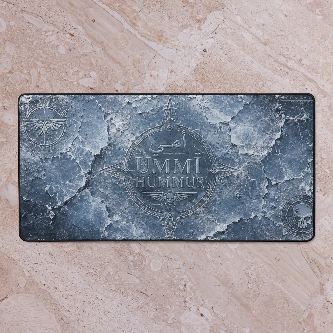 UMMĪ Ice World Gaming Mat mockup 1