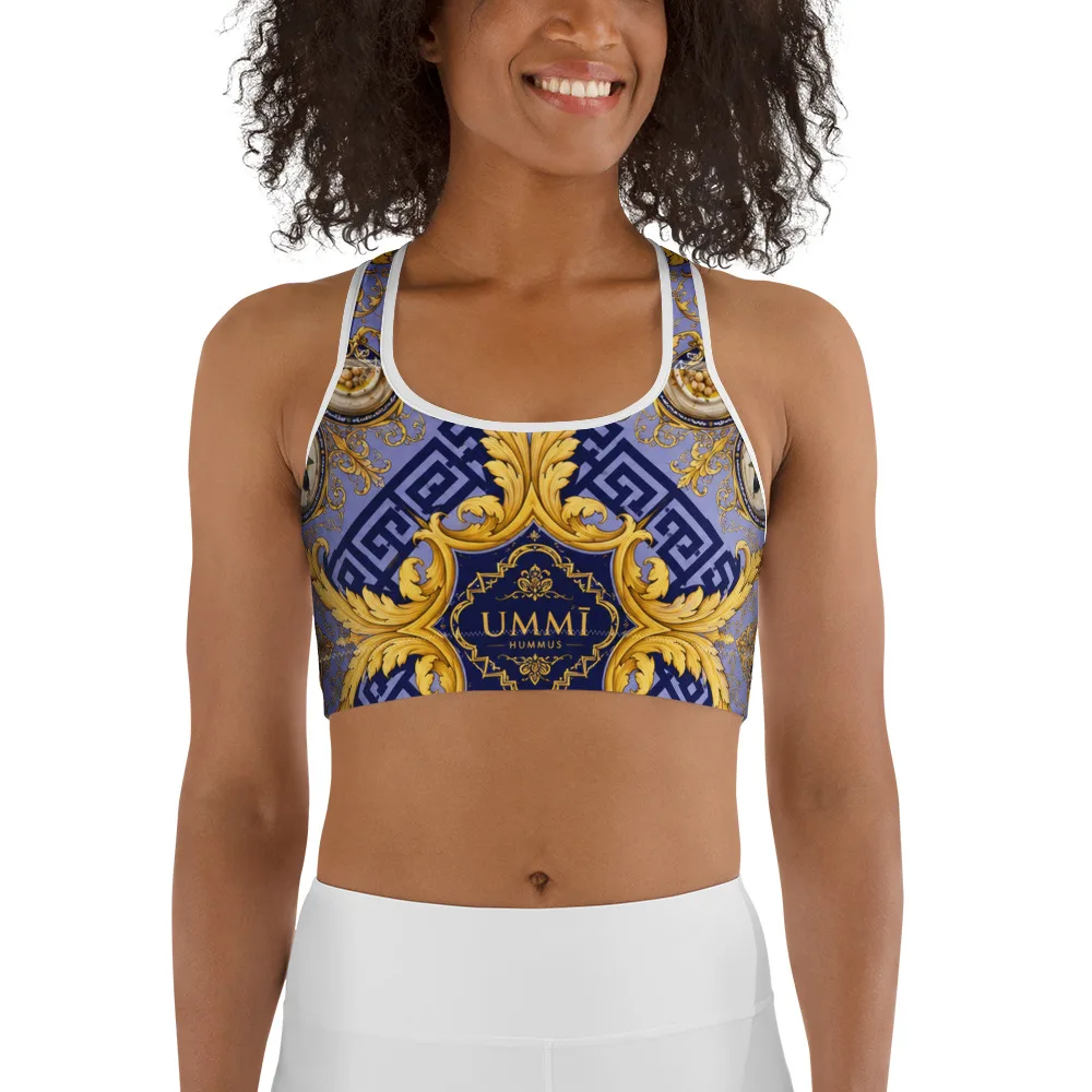 UMMĪ Imperial Baroque Sports Bra mockup 3