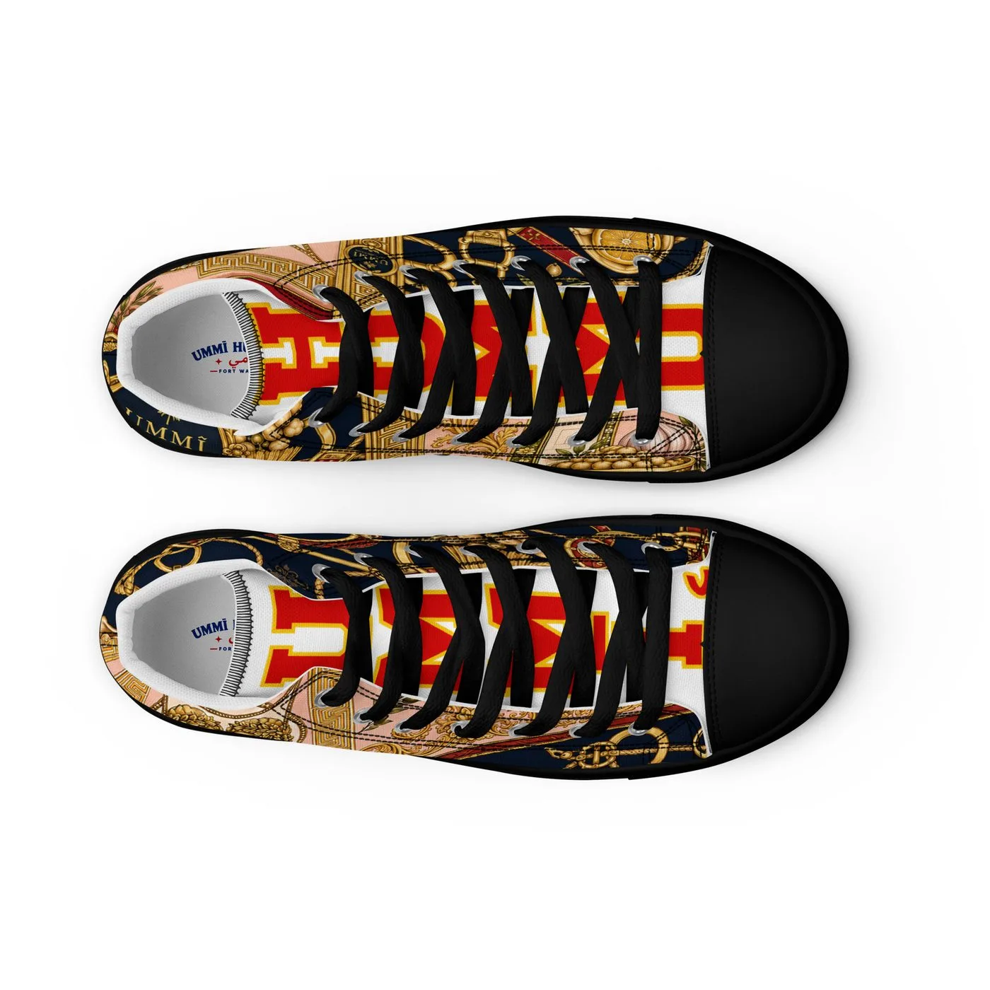 UMMĪ Imperial Souk High-Tops mockup 2
