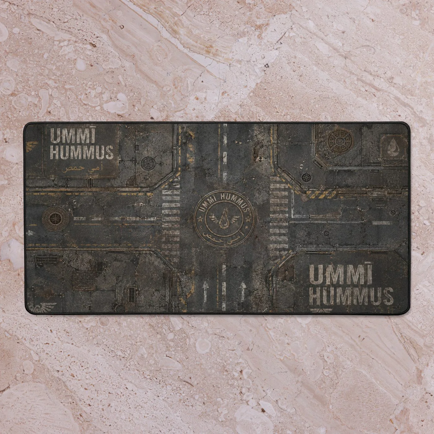 UMMĪ Industrial Road Gaming Mat mockup 1