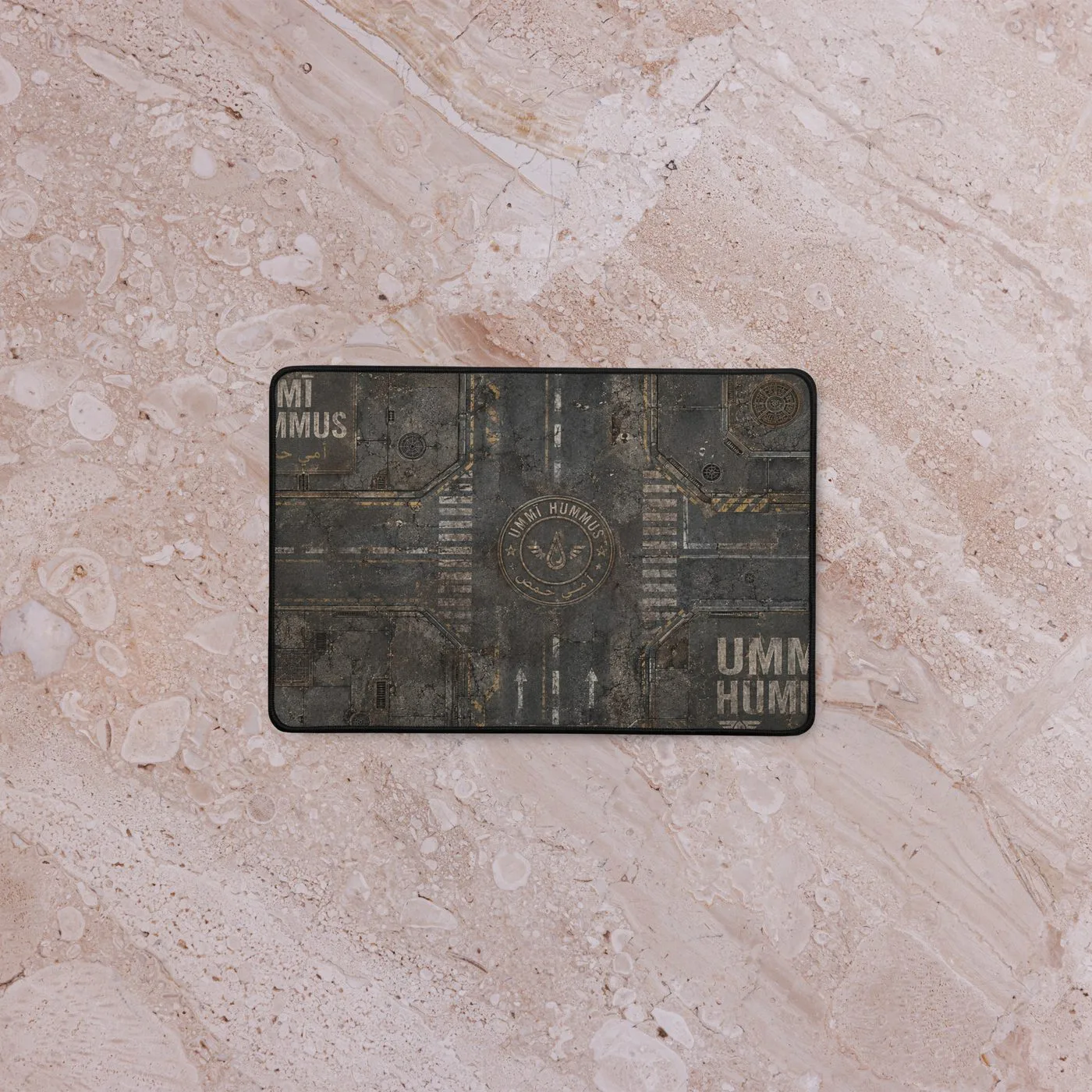 UMMĪ Industrial Road Gaming Mat mockup 2