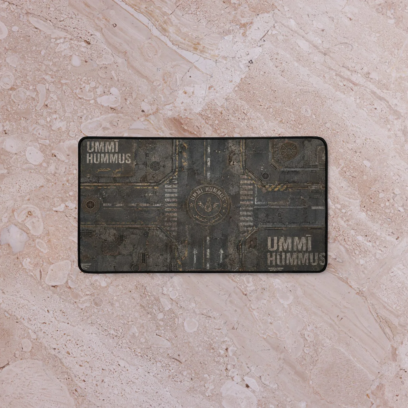 UMMĪ Industrial Road Gaming Mat mockup 3