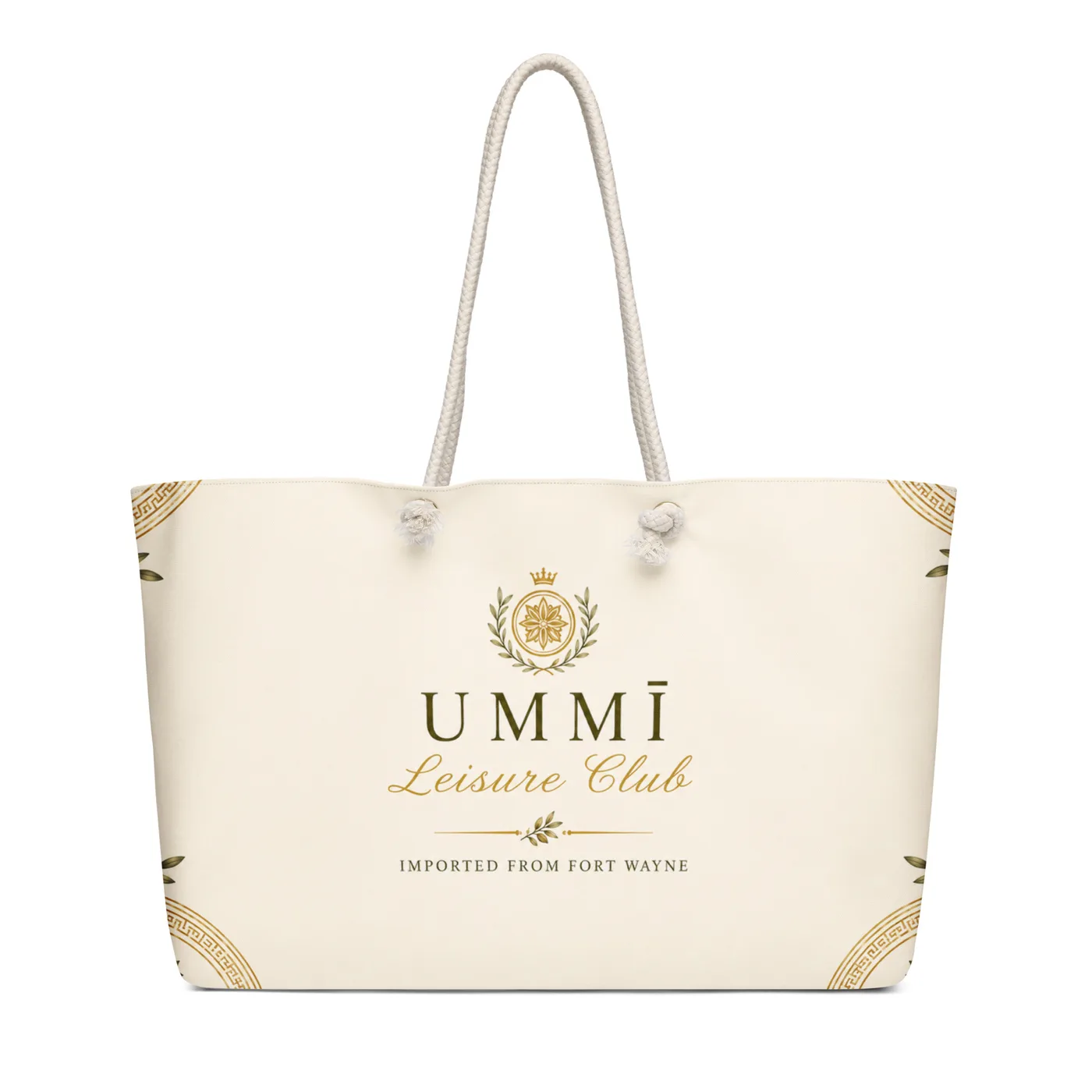 UMMĪ Leisure Club Ivory Weekender mockup 1
