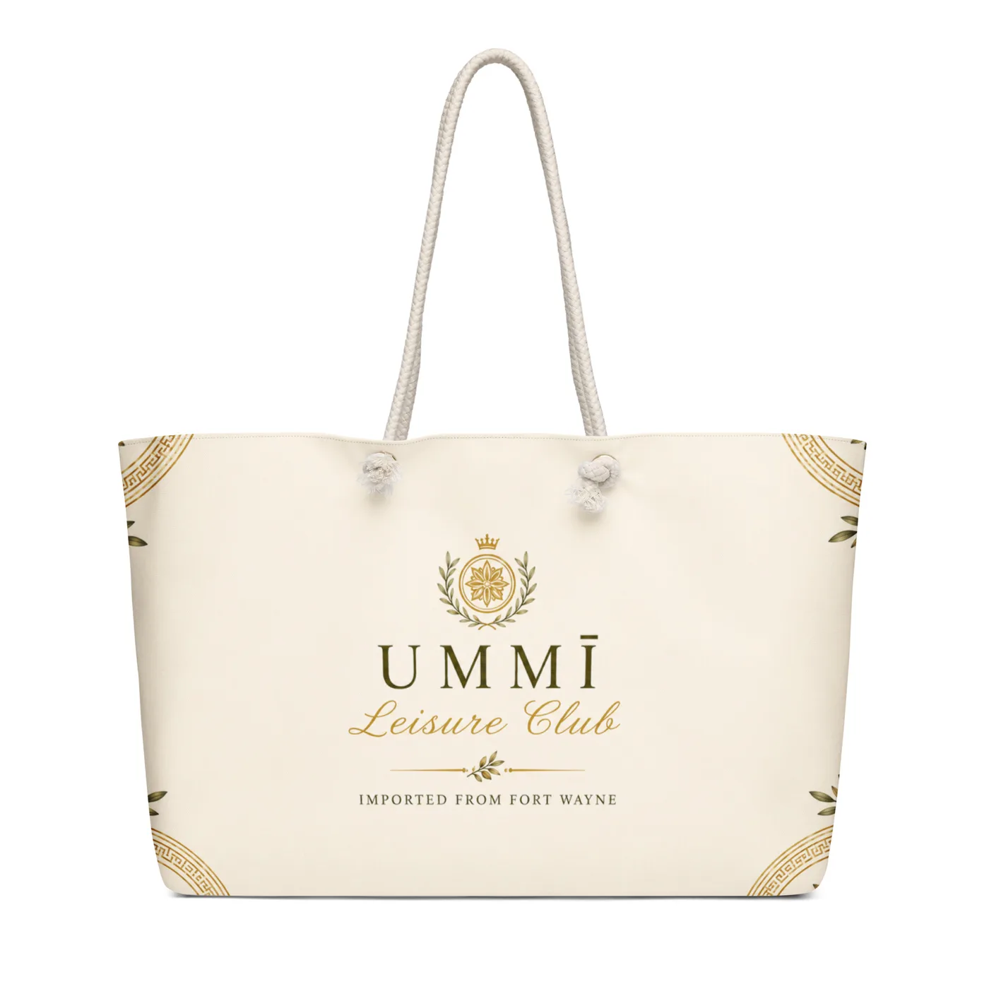UMMĪ Leisure Club Ivory Weekender mockup 3