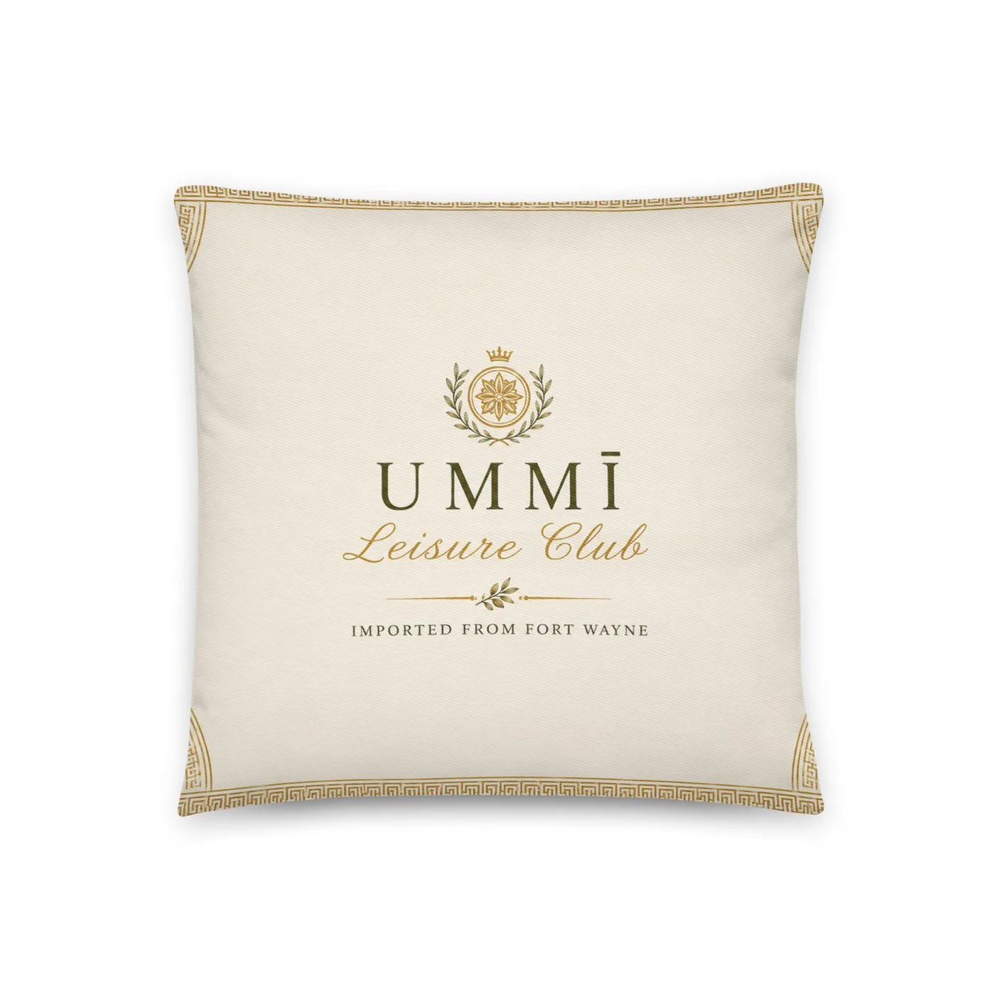 UMMĪ Leisure Club Pillow mockup 1