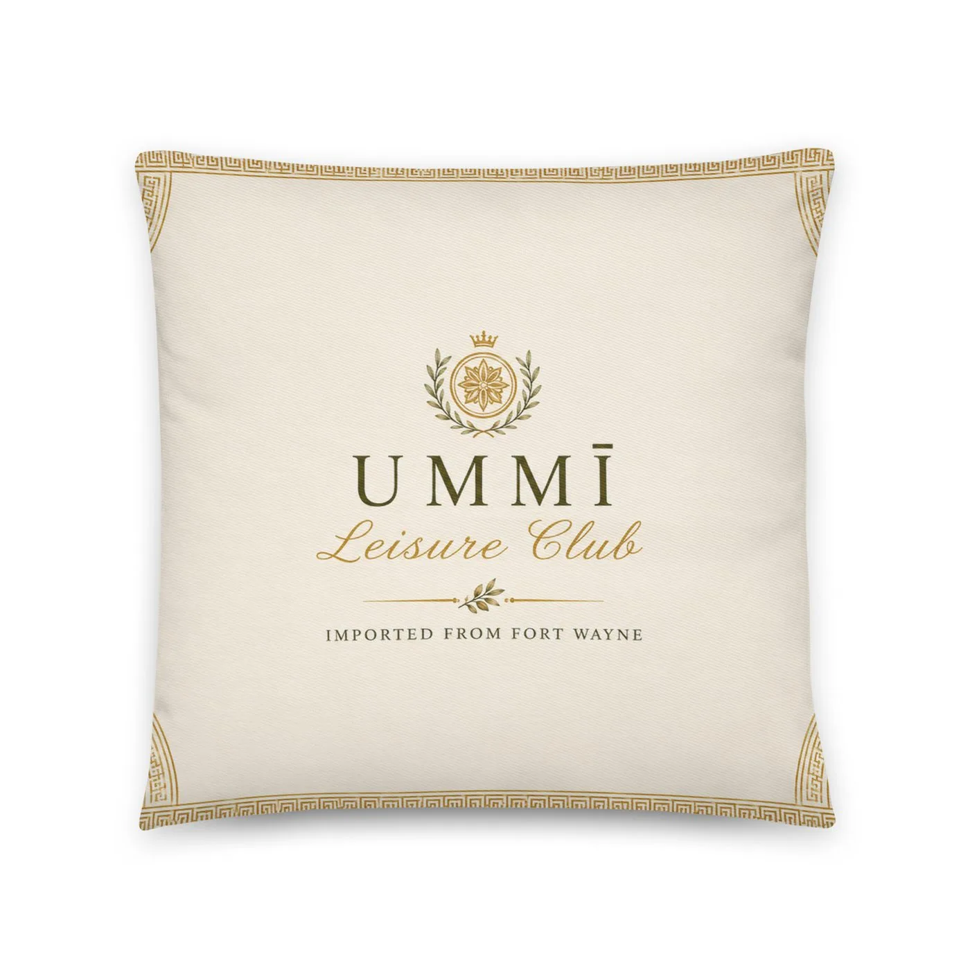 UMMĪ Leisure Club Pillow mockup 2
