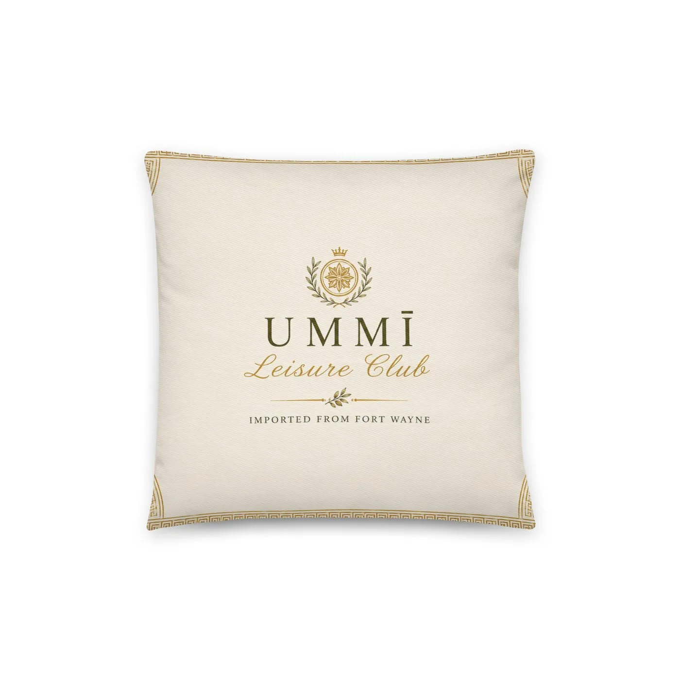 UMMĪ Leisure Club Pillow mockup 3