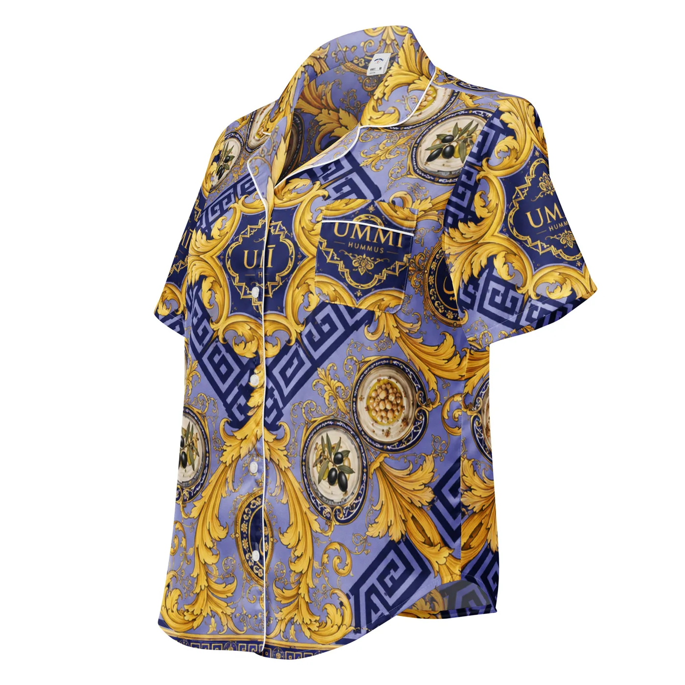 UMMĪ Palace Hours Silky Pajama Top mockup 6