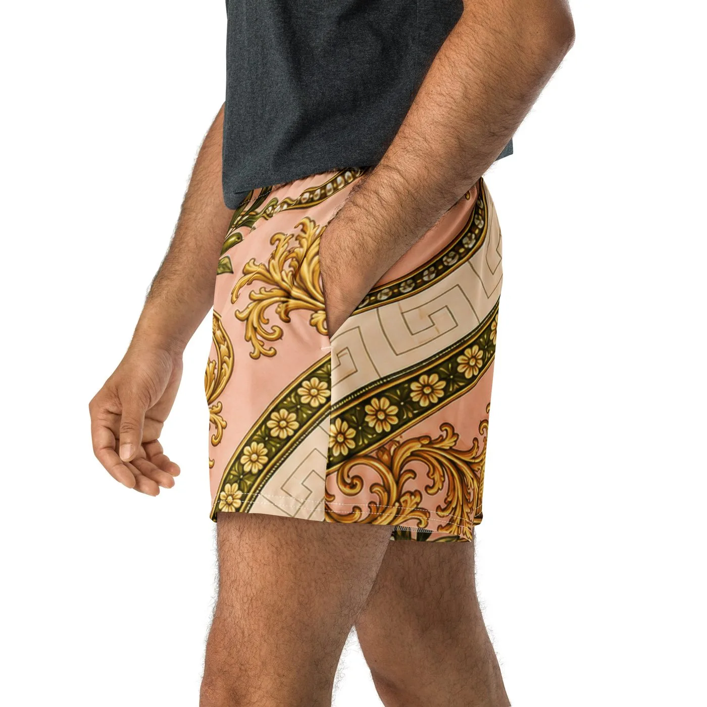 UMMĪ Split Souk Athletic Shorts mockup 2