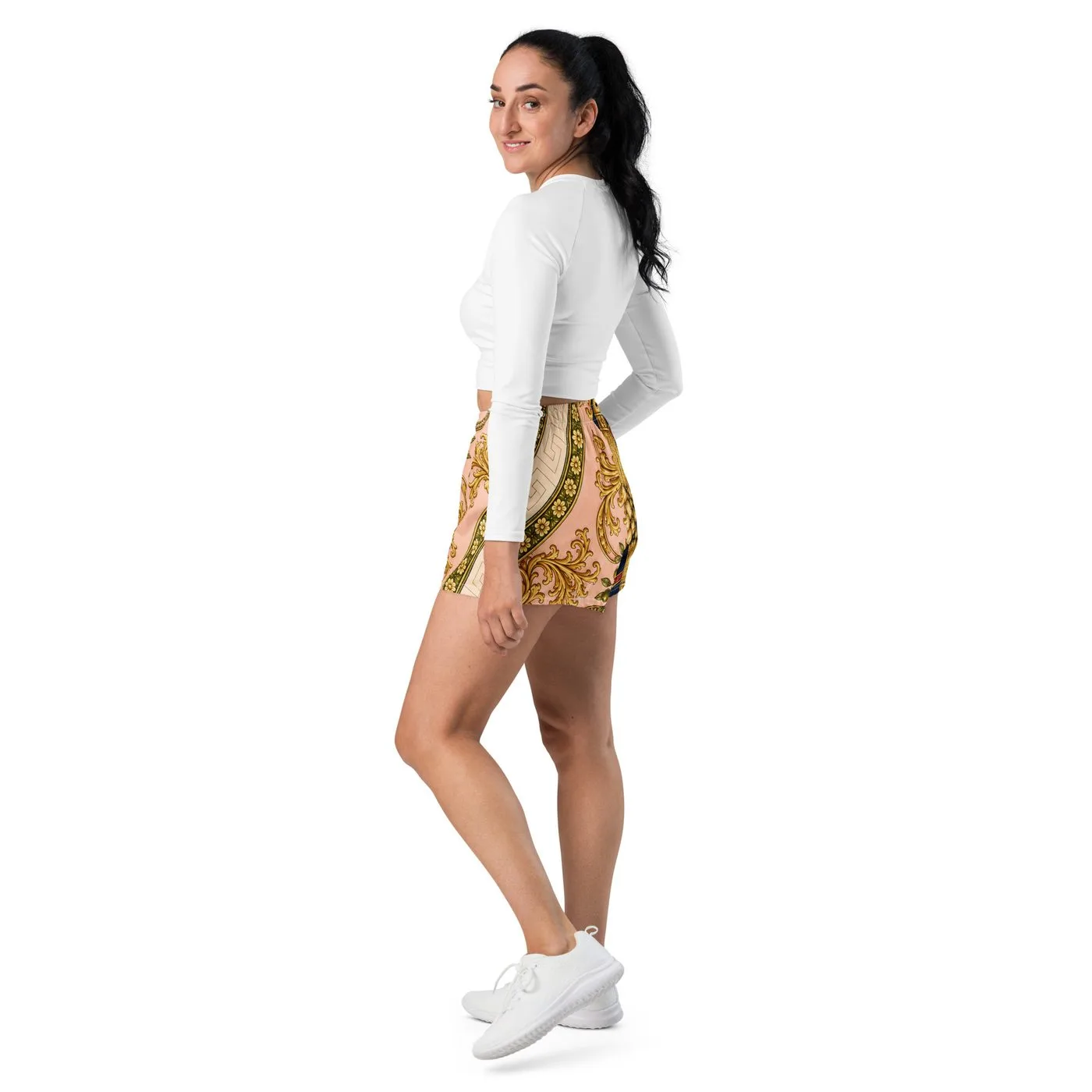 UMMĪ Split Souk Athletic Shorts mockup 4