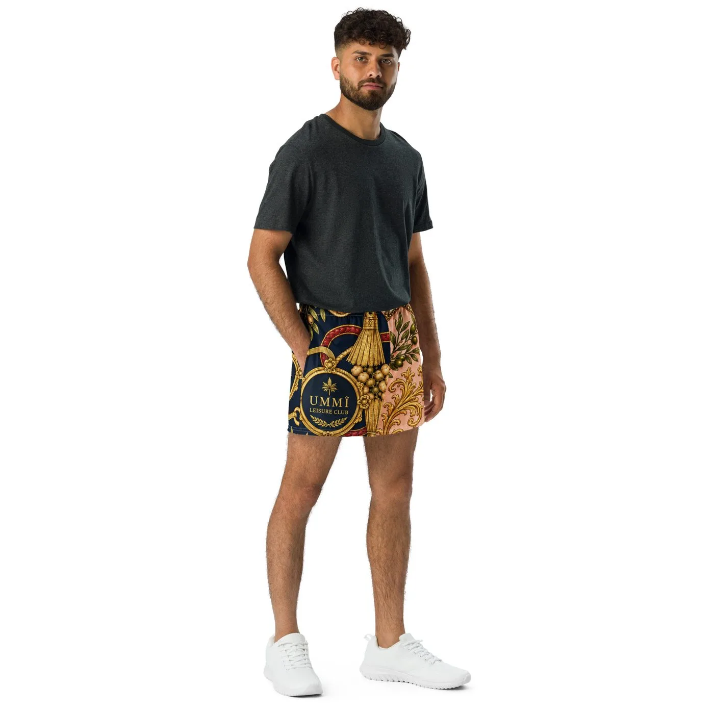 UMMĪ Split Souk Athletic Shorts mockup 5