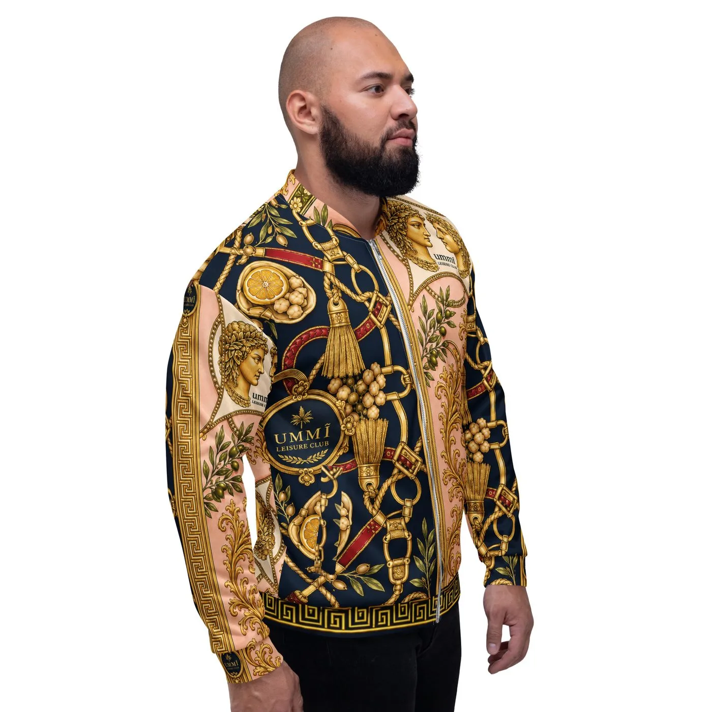 UMMĪ Split Souk Bomber Jacket mockup 6