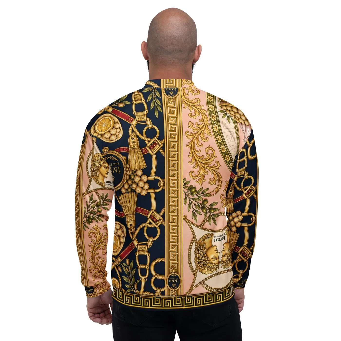 UMMĪ Split Souk Bomber Jacket mockup 8