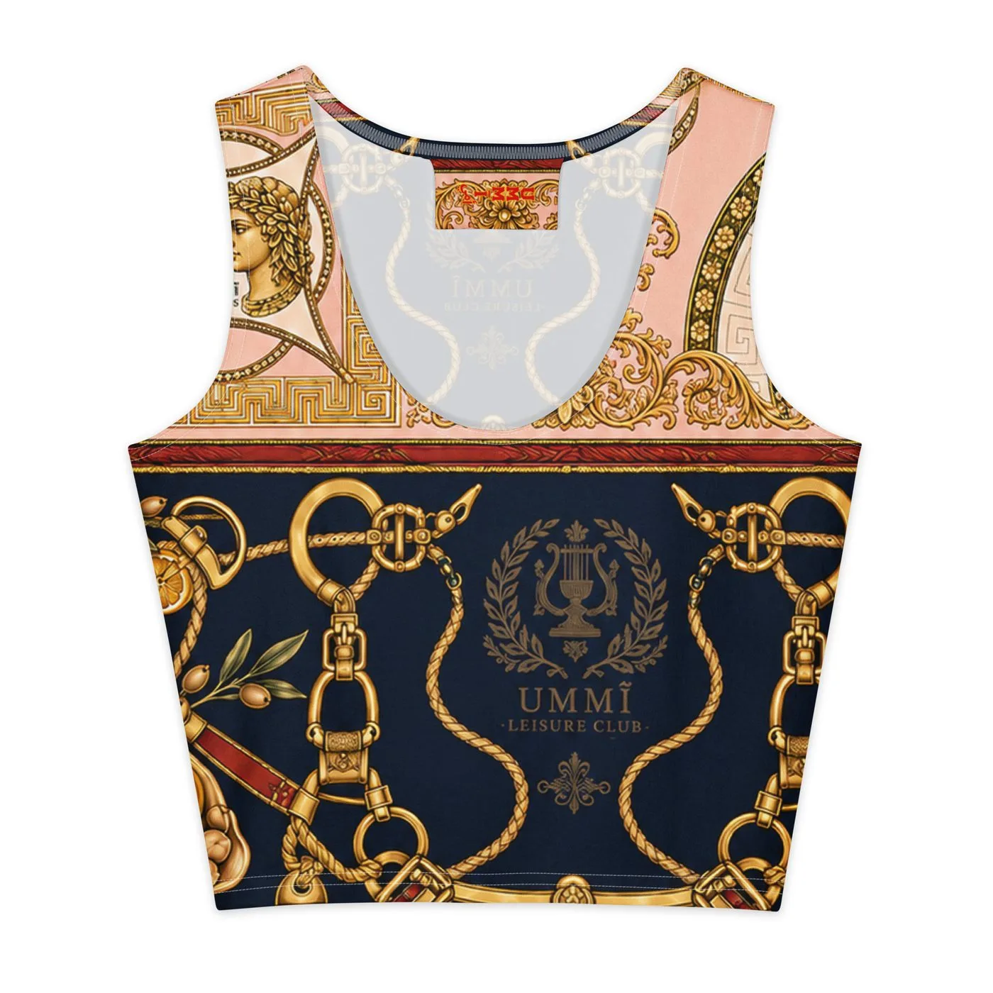 UMMĪ Split Souk Crop Top mockup 3