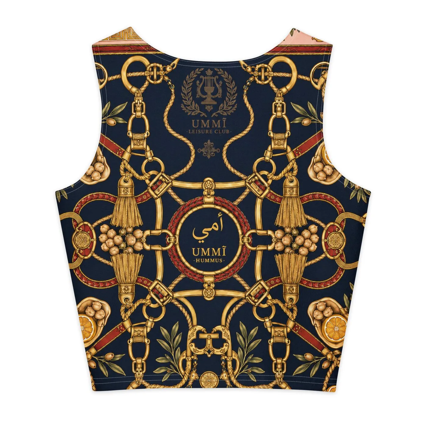 UMMĪ Split Souk Crop Top mockup 6