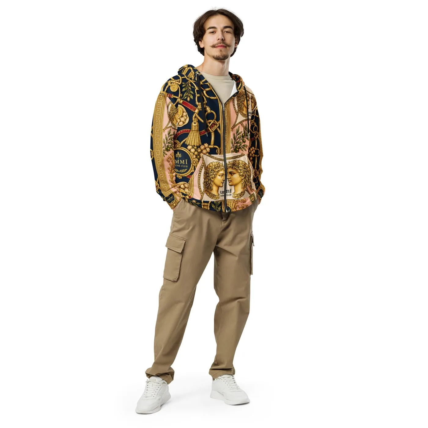 UMMĪ Split Souk Zip Hoodie mockup 1