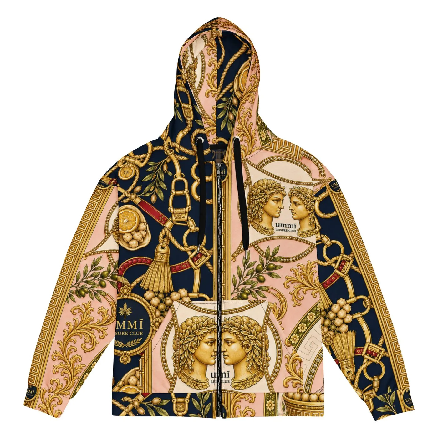 UMMĪ Split Souk Zip Hoodie mockup 3