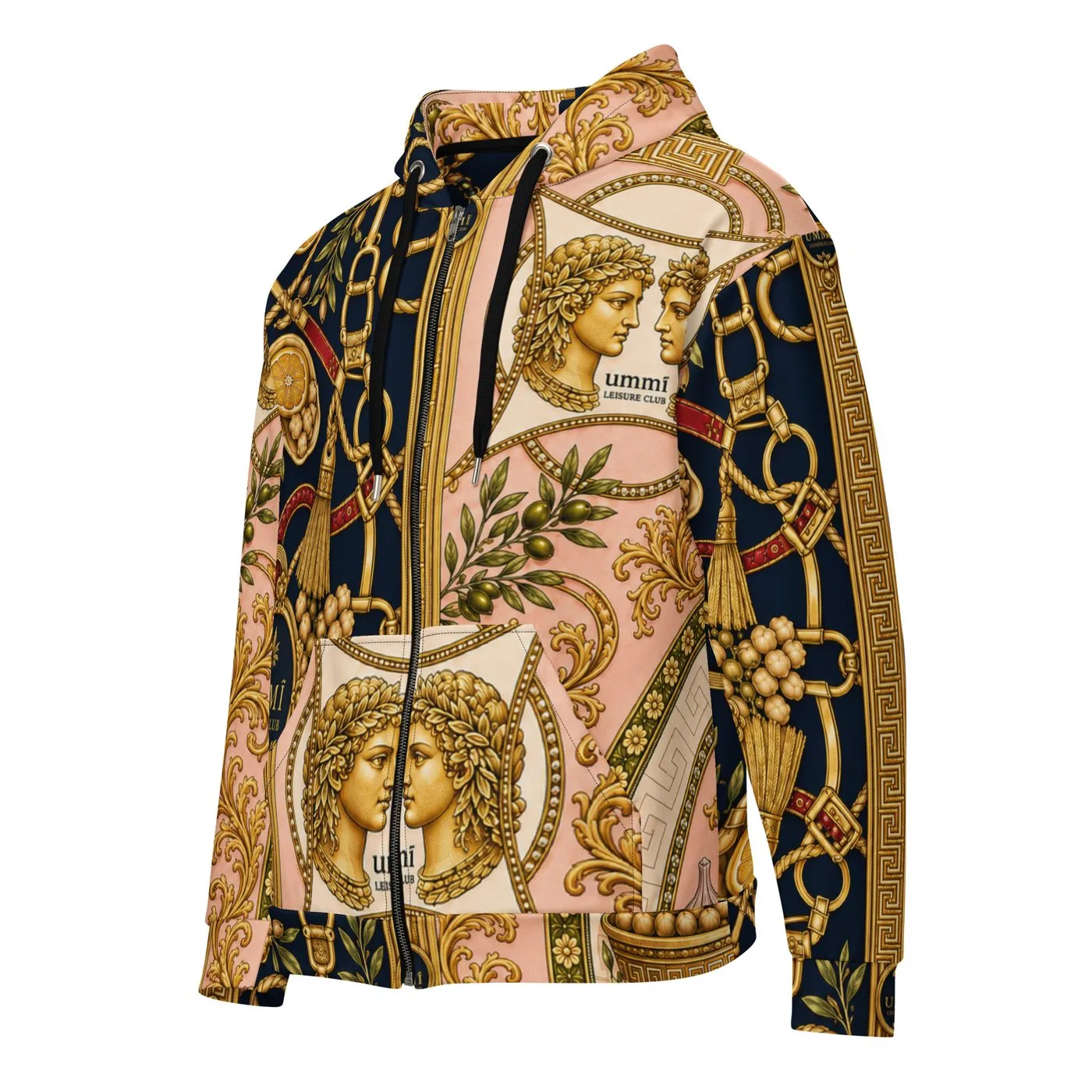 UMMĪ Split Souk Zip Hoodie mockup 7